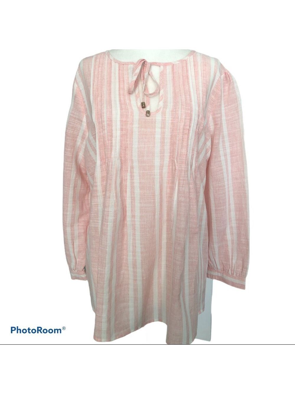 $5 SALE J Crew Linen Pin Tuck Blouse Size Small